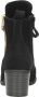 Rieker Trendy dames veterlaarsjes met gouden details Black Dames - Thumbnail 10