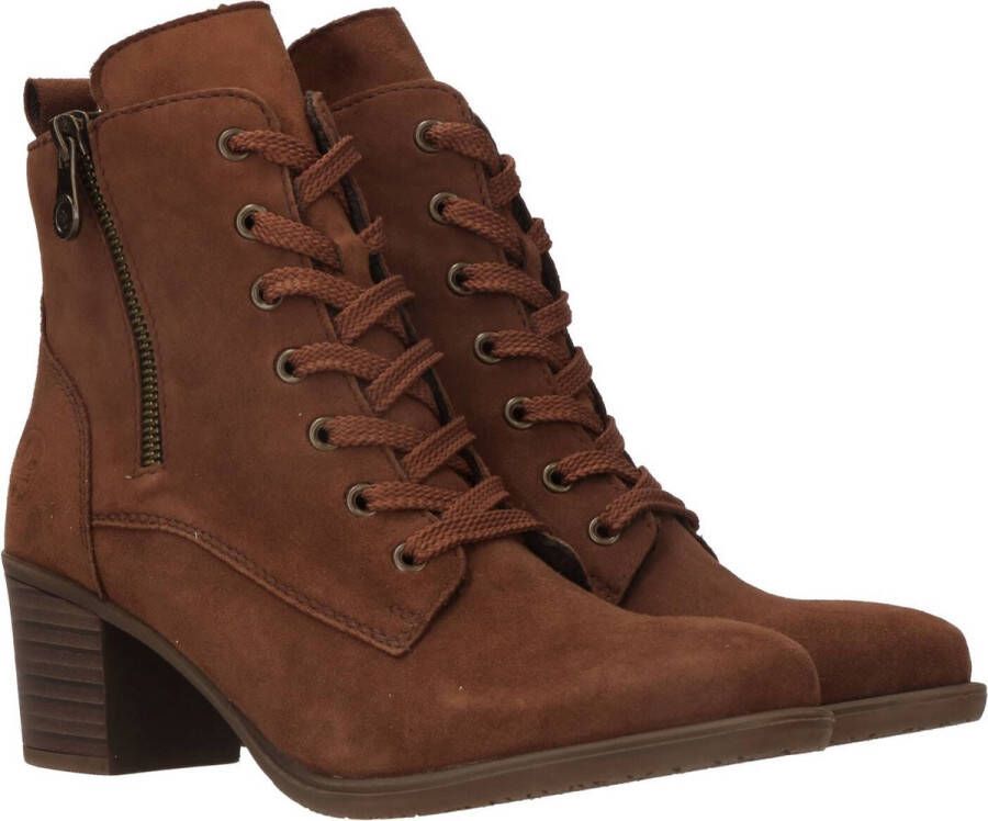 Rieker Trendy dames veterlaarsjes met gouden details Black Dames - Foto 5