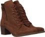 Rieker Trendy dames veterlaarsjes met gouden details Black Dames - Thumbnail 5