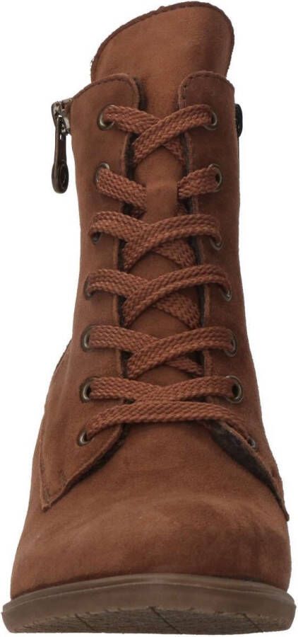 Rieker Trendy dames veterlaarsjes met gouden details Black Dames - Foto 12