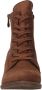 Rieker Trendy dames veterlaarsjes met gouden details Black Dames - Thumbnail 12