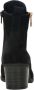 Rieker Trendy dames veterlaarsjes met gouden details Black Dames - Thumbnail 6