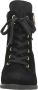 Rieker Trendy dames veterlaarsjes met gouden details Black Dames - Thumbnail 7