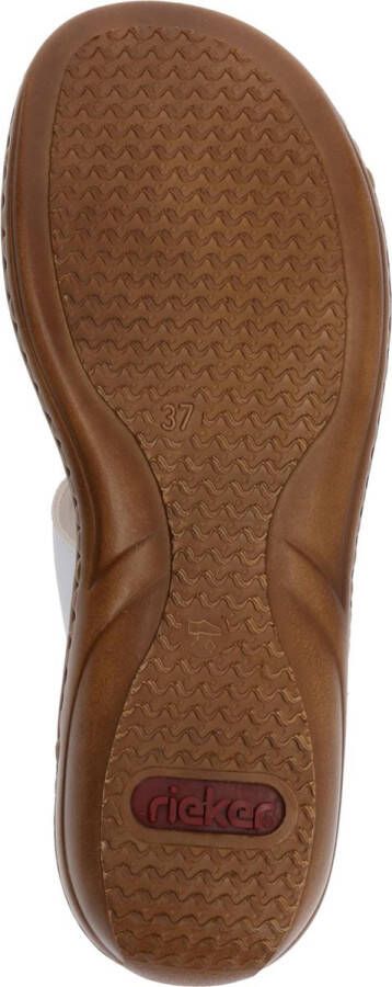 Rieker -Dames wit slippers & muiltjes