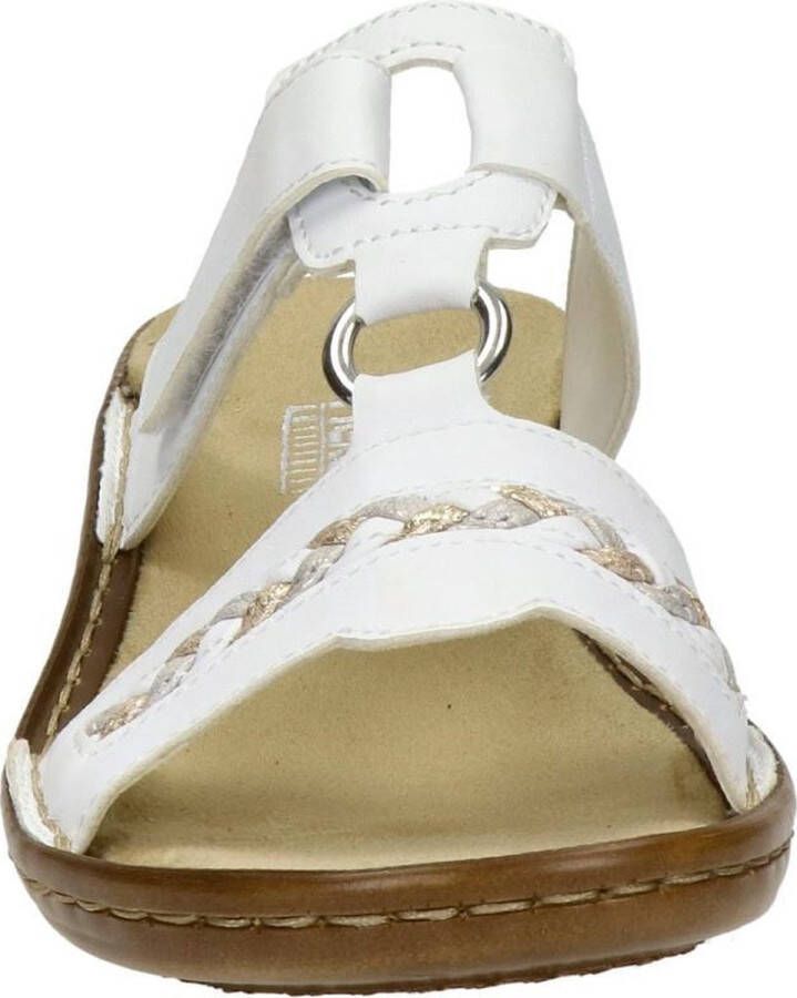 Rieker -Dames wit slippers & muiltjes