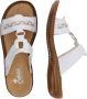 Rieker Slippers sleehak zomerschoen pantoffels in zomerse kleuren - Thumbnail 5