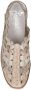 Rieker Lage Hak Glitter Open Teen Schoenen Beige Dames - Thumbnail 5