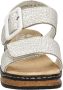 Rieker Witte Speelse Sandaal met Klittenbandsluiting White Dames - Thumbnail 6