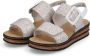 Rieker Witte Speelse Sandaal met Klittenbandsluiting White Dames - Thumbnail 13