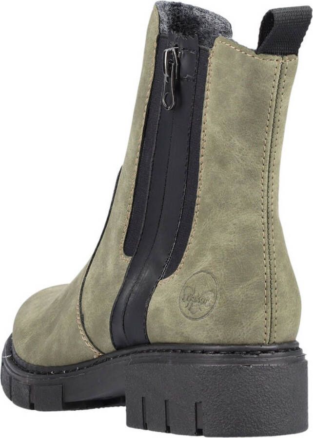 Rieker Enkellaarsjes Plat Enkellaarsjes Plat Groen - Foto 9