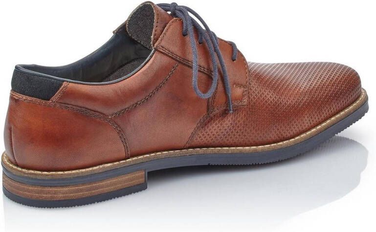 Rieker Cognac Geklede Veterschoenen Heren - Foto 7