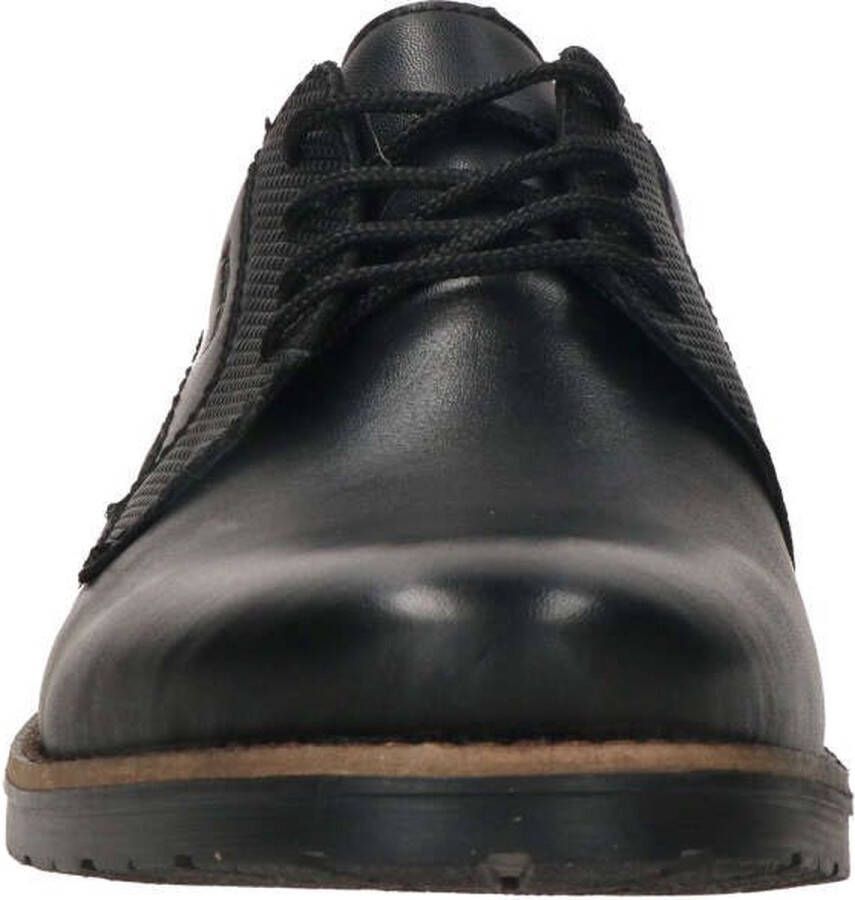 Rieker Gradin Veterschoenen zwart Leer
