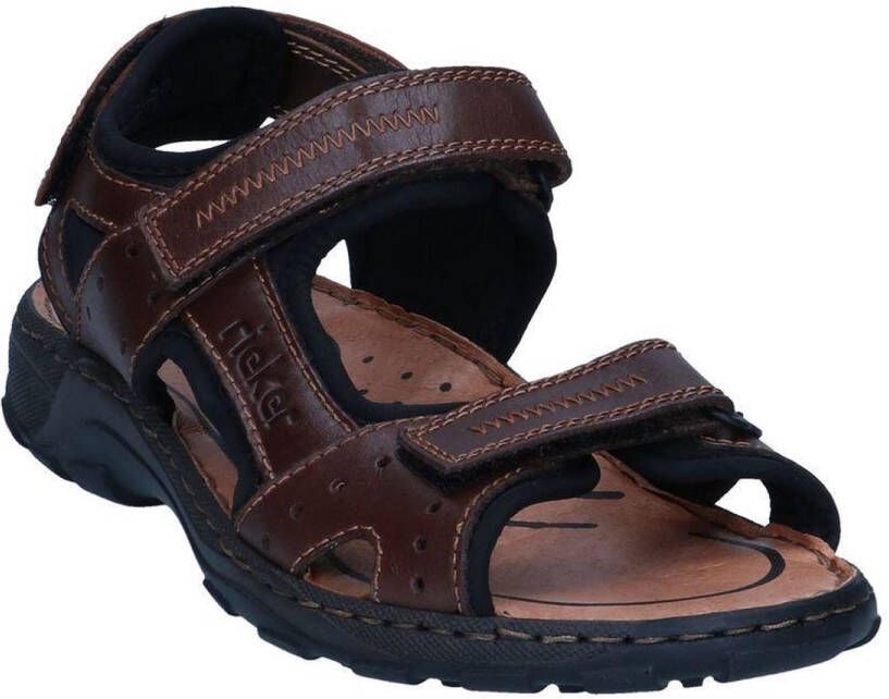 Rieker -Heren bruin donker sandalen