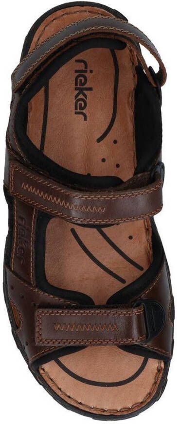 Rieker -Heren bruin donker sandalen