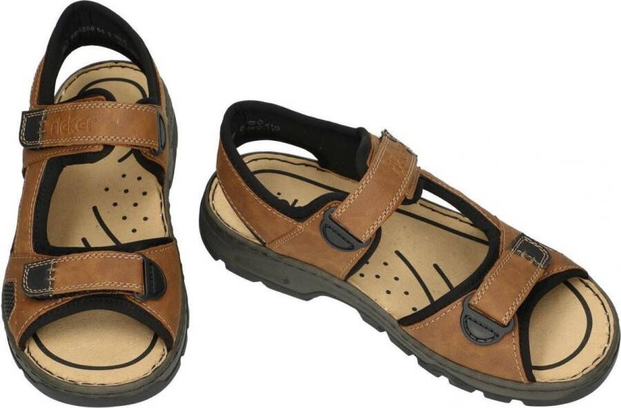 Rieker -Heren bruin sandalen