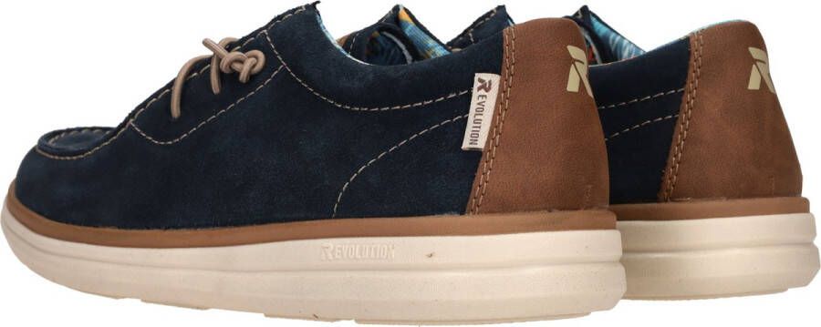 Rieker heren moccasin Blauw