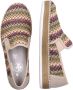 Rieker Instappers Beige Textiel 131214 Dames Textiel - Thumbnail 7