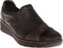 Rieker Blauwe Slip-On met Cognac Details Black - Thumbnail 13