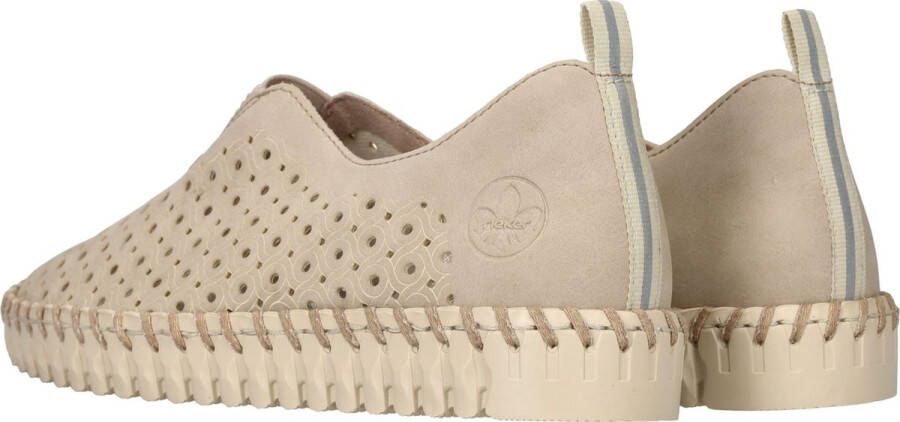 Rieker Comfortabele taupe instappers voor dames Beige Dames - Foto 11