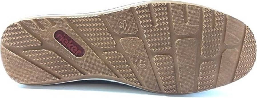 Rieker Instappers Slip-on sneaker instapschoen loafer met geperforeerde bovenkant - Foto 12