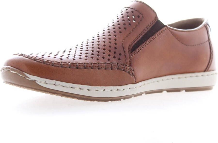 Rieker Instappers cognac Leer