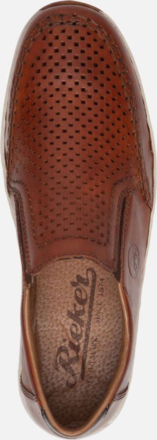 Rieker Instappers cognac Leer