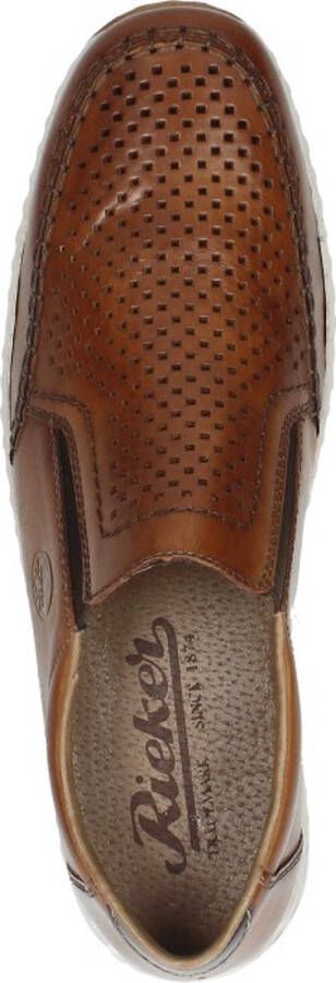 Rieker Instappers Slip-on sneaker instapschoen loafer met geperforeerde bovenkant - Foto 15