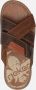 Rieker Kruisband Slippers bruin Synthetisch Heren - Thumbnail 8