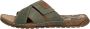 Rieker Slippers wig-hak zomerschoen slippers met grote siergesp - Thumbnail 13
