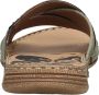 Rieker Slippers wig-hak zomerschoen slippers met grote siergesp - Thumbnail 14