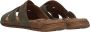 Rieker Slippers wig-hak zomerschoen slippers met grote siergesp - Thumbnail 9