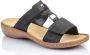 Rieker Slippers sleehak zomerschoen pantoffels met juwelenring - Thumbnail 5