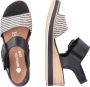 Remonte Sandaaltjes ELLE-Collection zomerschoen sandaal comfortschoen met klittenband onder de siergesp - Thumbnail 9