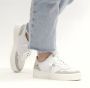 Rieker Sportieve Rode Vetersneakers voor Dames White Dames - Thumbnail 12