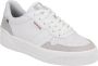 Rieker Sportieve Rode Vetersneakers voor Dames White Dames - Thumbnail 6