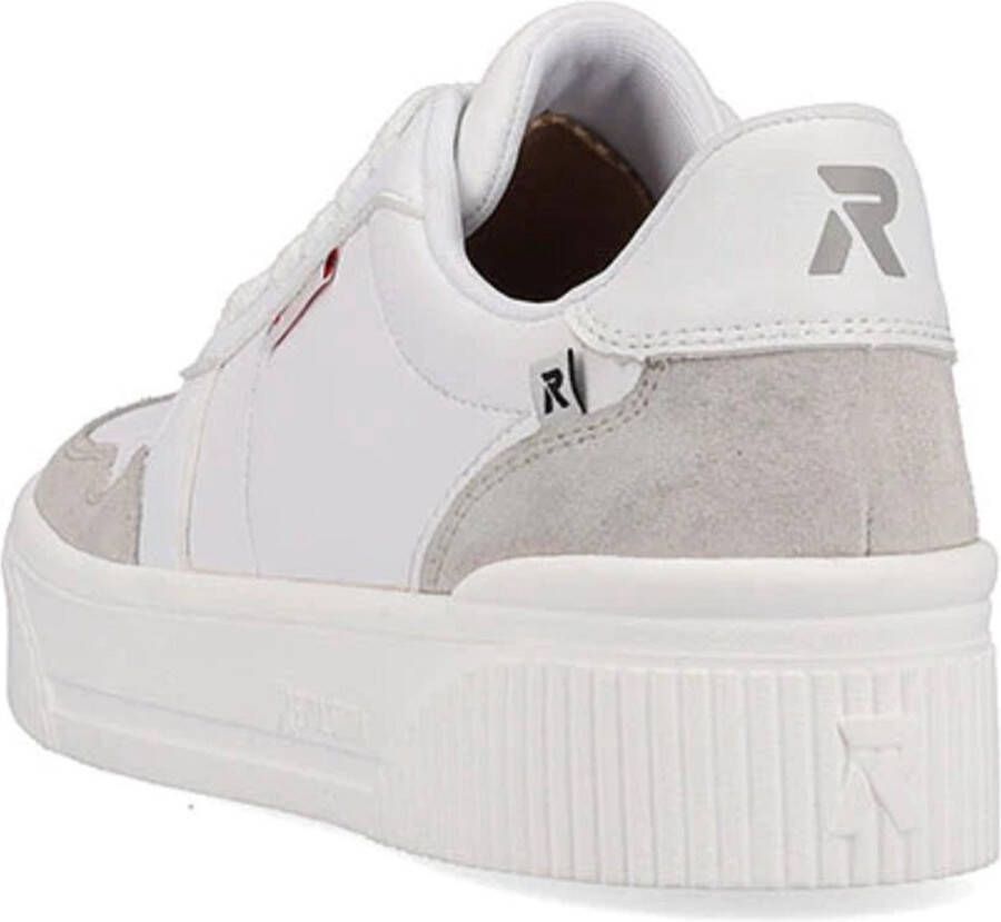 Rieker Revolution Veterschoenen Laag Wit