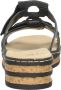 Rieker Blauwe Synthetische Sandalen met Klittenbandsluiting Blauw Dames - Thumbnail 11