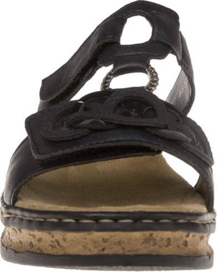 Rieker Ring Sandalen zwart Synthetisch Dames