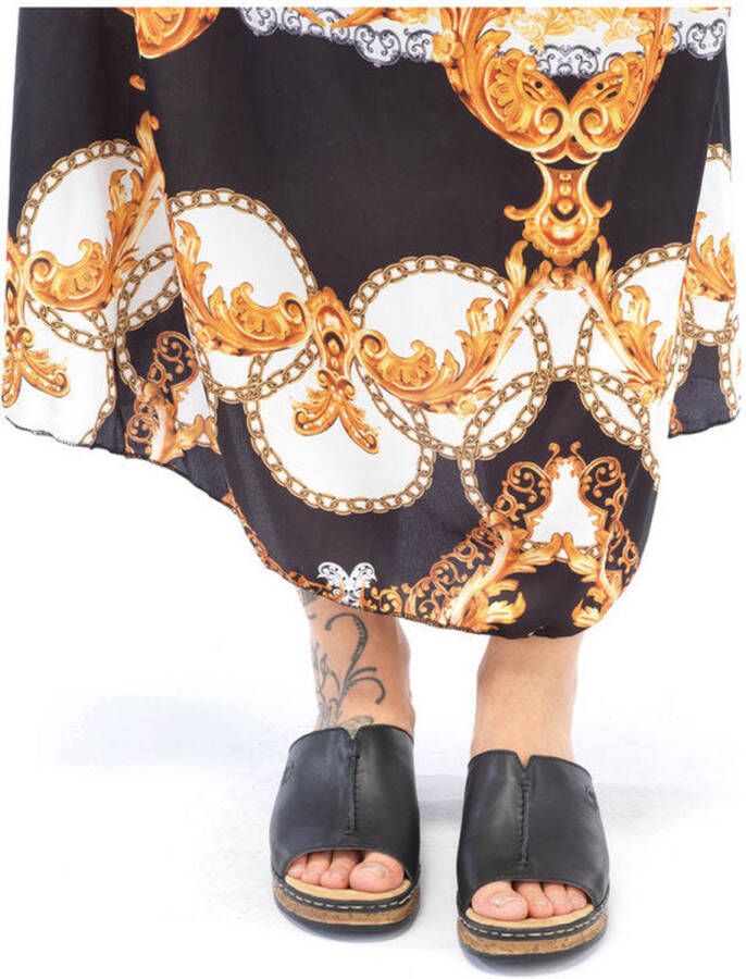 Rieker Ring Slippers zwart Synthetisch Dames