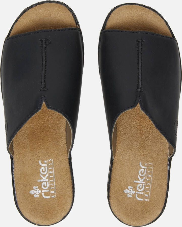 Rieker Slippers plateau zomerschoen pantoffels in klassieke look - Foto 10