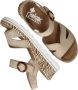 Rieker Beige Grafische Print Platform Sandaal Beige Dames - Thumbnail 6