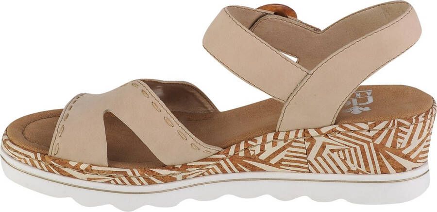 Rieker Sandaal Vrouwen Beige