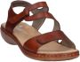 Rieker Sandaal 659C7-24 Bruin Zacht Voetbed - Thumbnail 8