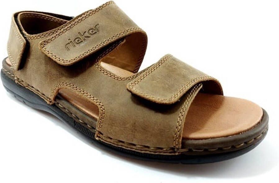Rieker Casual Open Sandalen Brown Heren - Foto 15