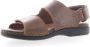 Rieker Casual Open Sandalen Brown Heren - Thumbnail 6