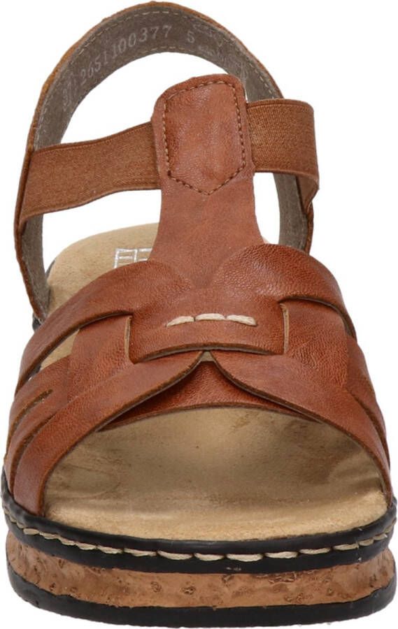 Rieker Sandalen cognac
