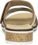 Rieker Comfort Slipper Groen Bruin Wit Bandjes Multicolor Dames - Thumbnail 14