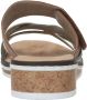 Rieker Comfort Slipper Groen Bruin Wit Bandjes Multicolor Dames - Thumbnail 10