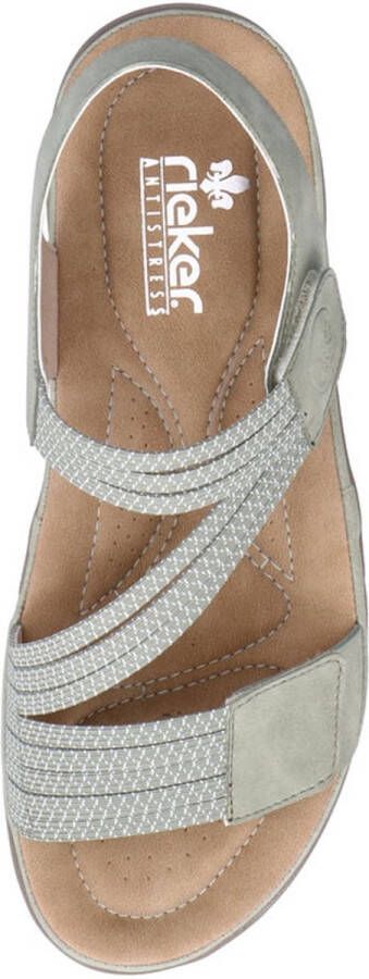 Rieker Sandalen groen Synthetisch Dames