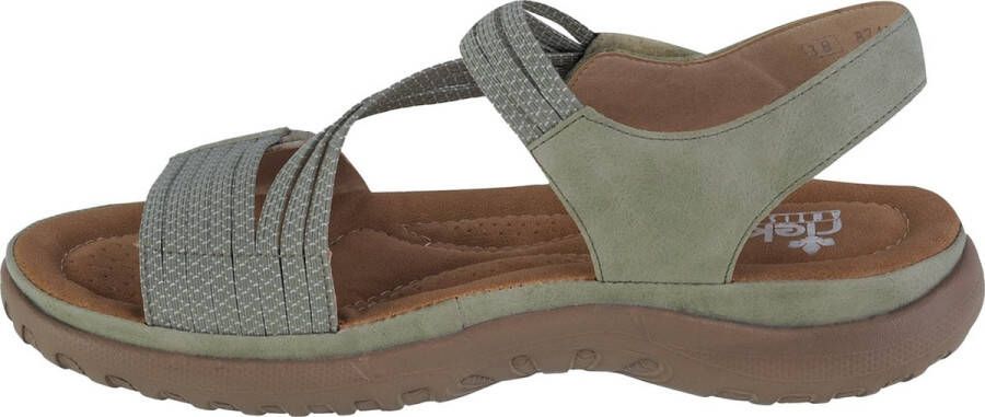 Rieker Sandalen zomerschoen sandaal sleehak met elastieken - Foto 10